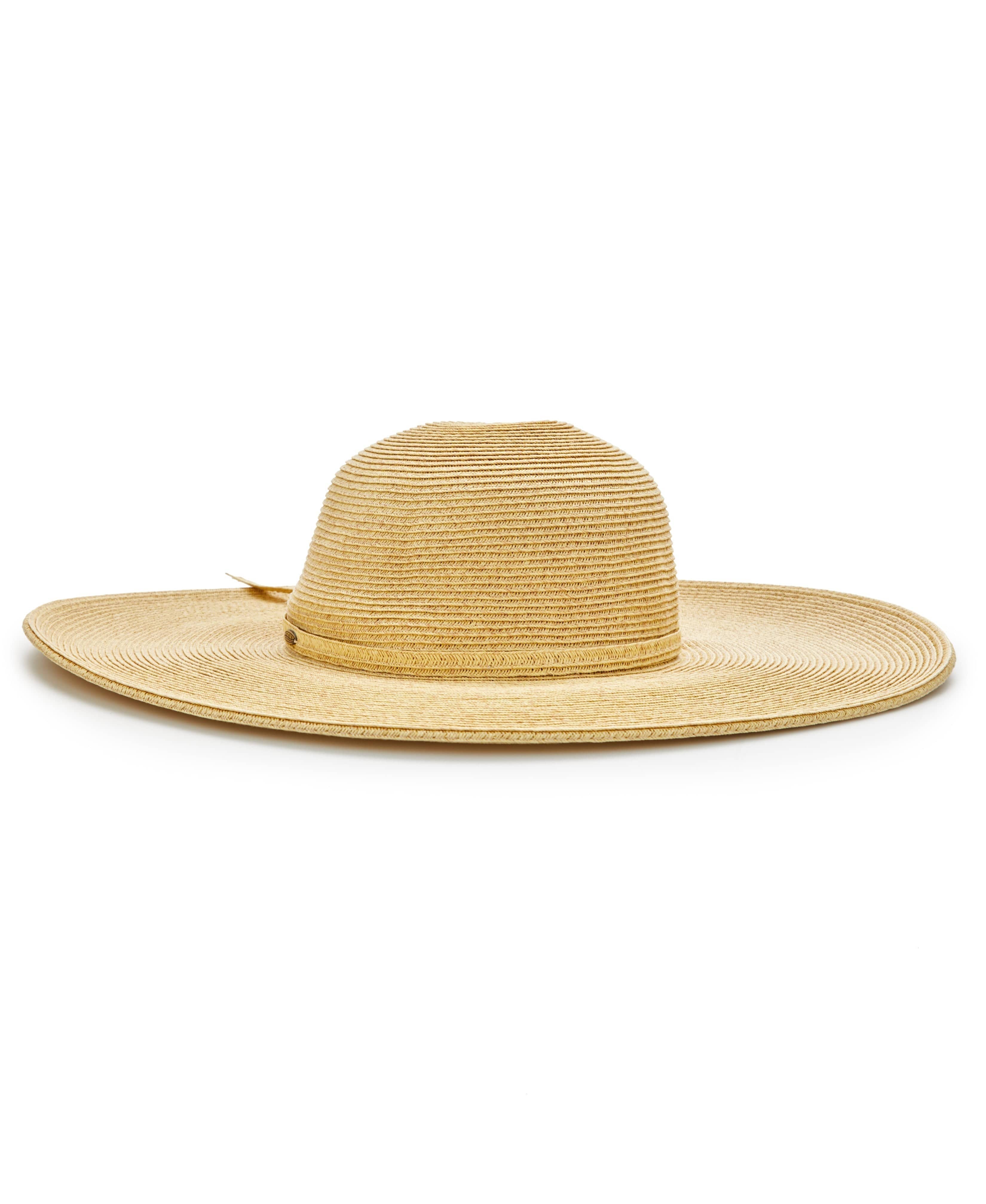 Women's Paper Braid Big Brim Hat
