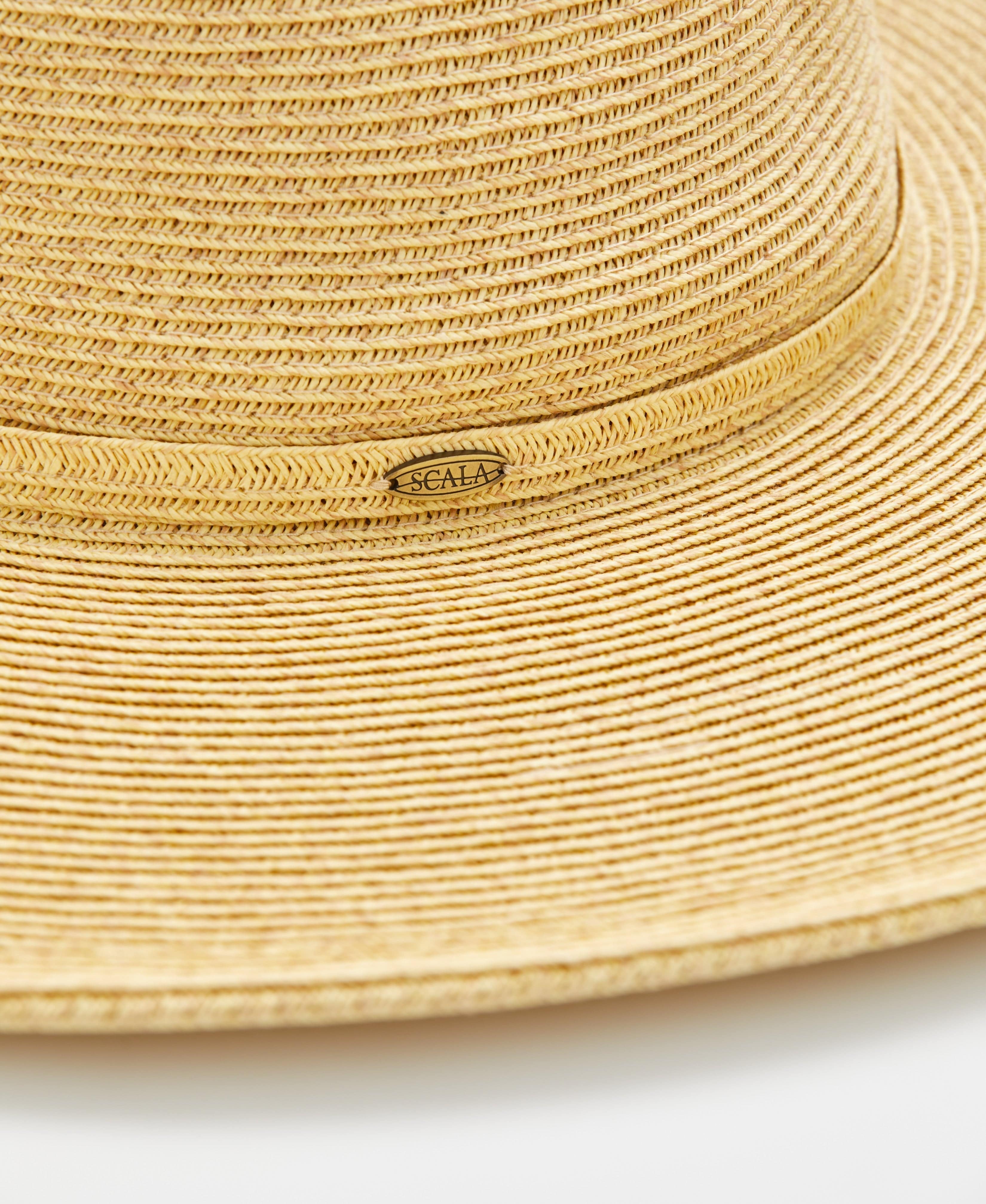 Women's Paper Braid Big Brim Hat