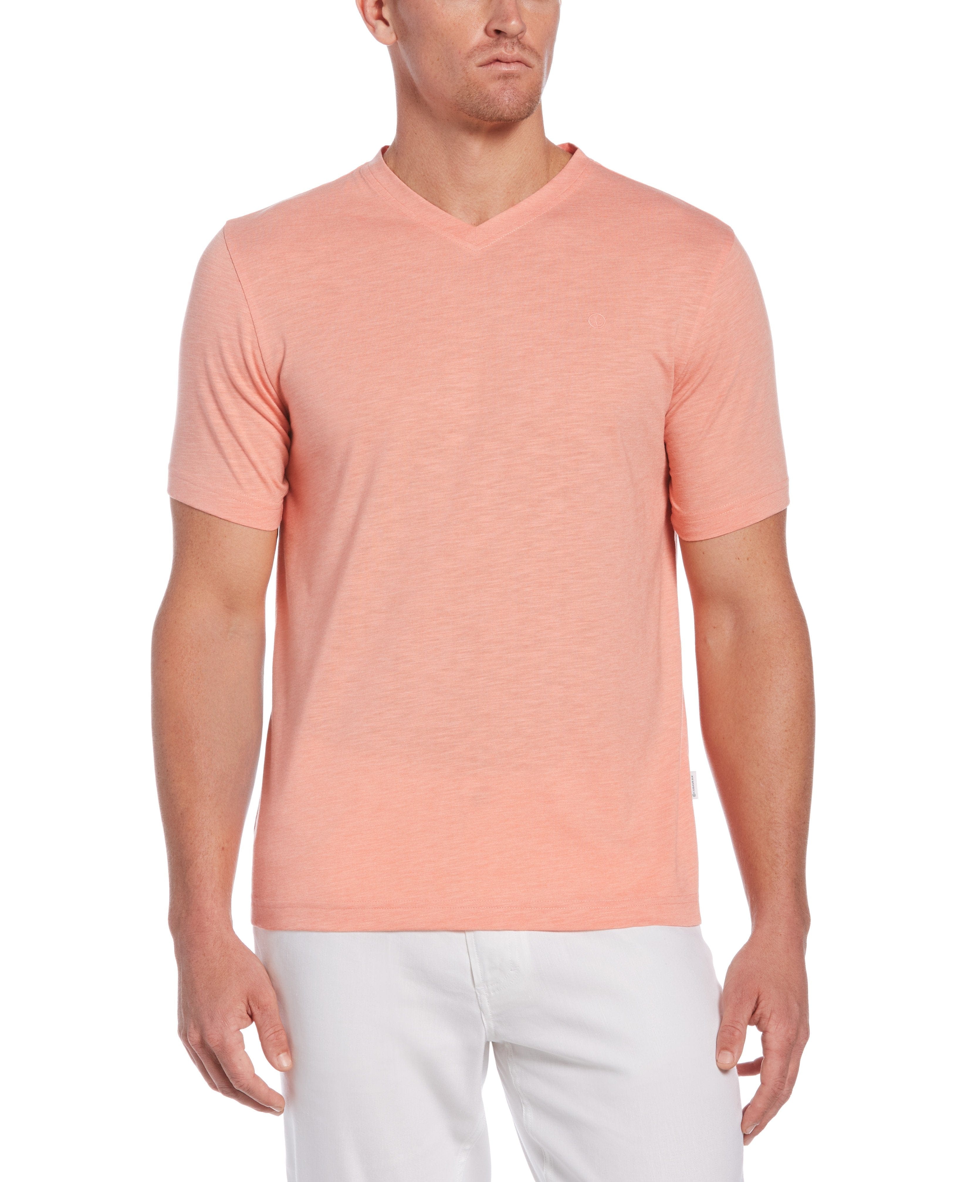 Slub V-Neck Tee