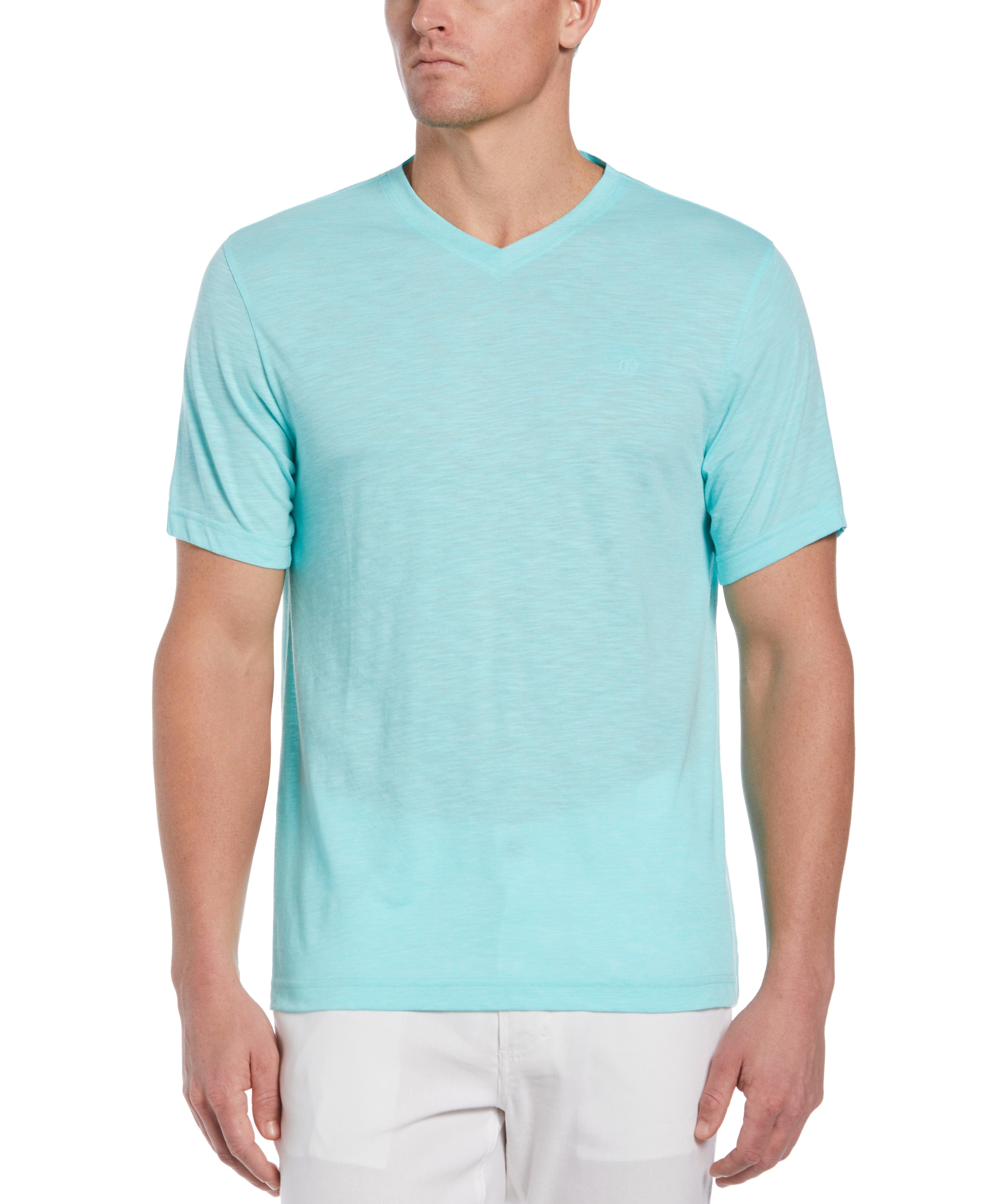 Slub V-Neck Tee