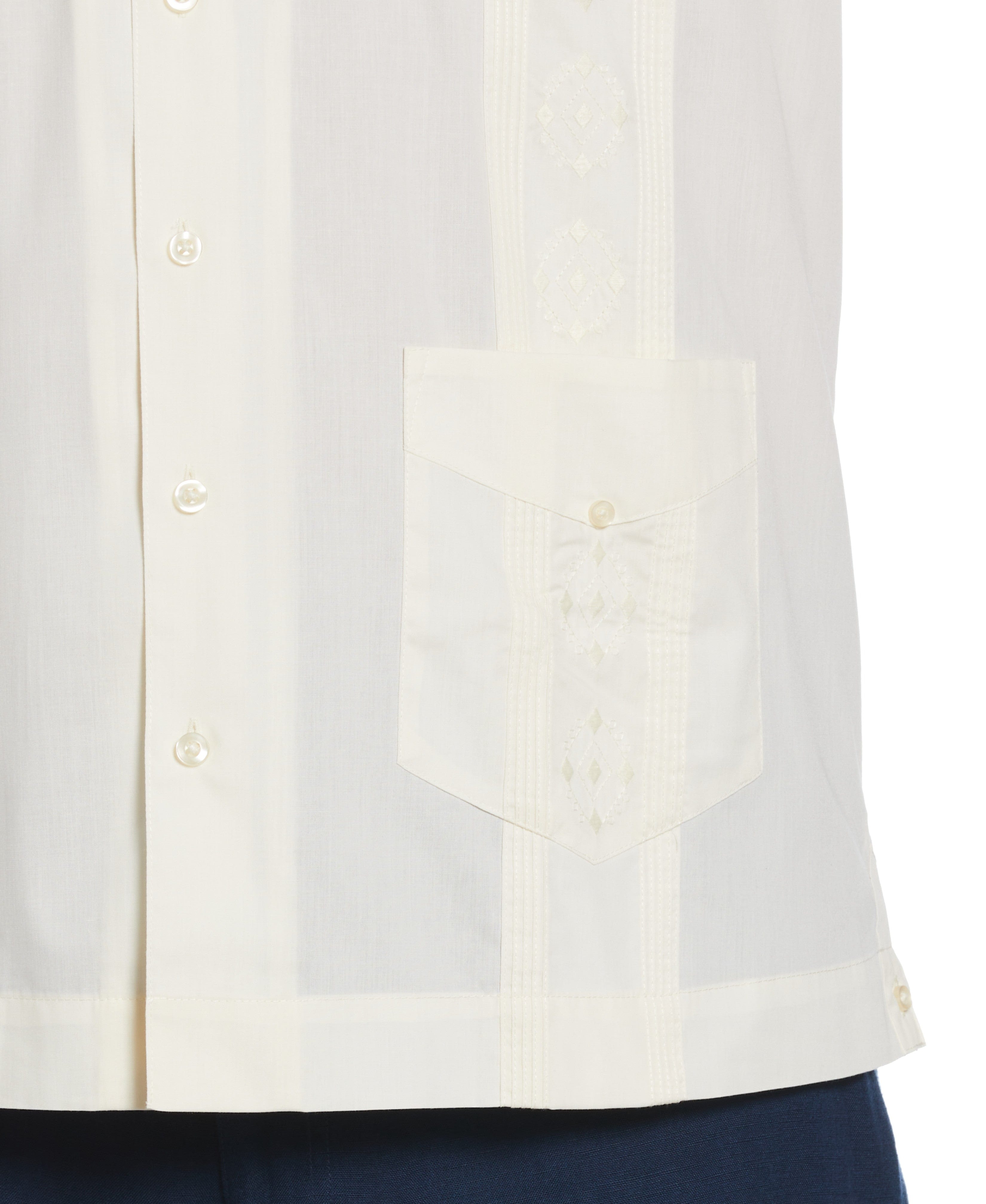 Big & Tall Authentic Embroidered Guayabera Shirt