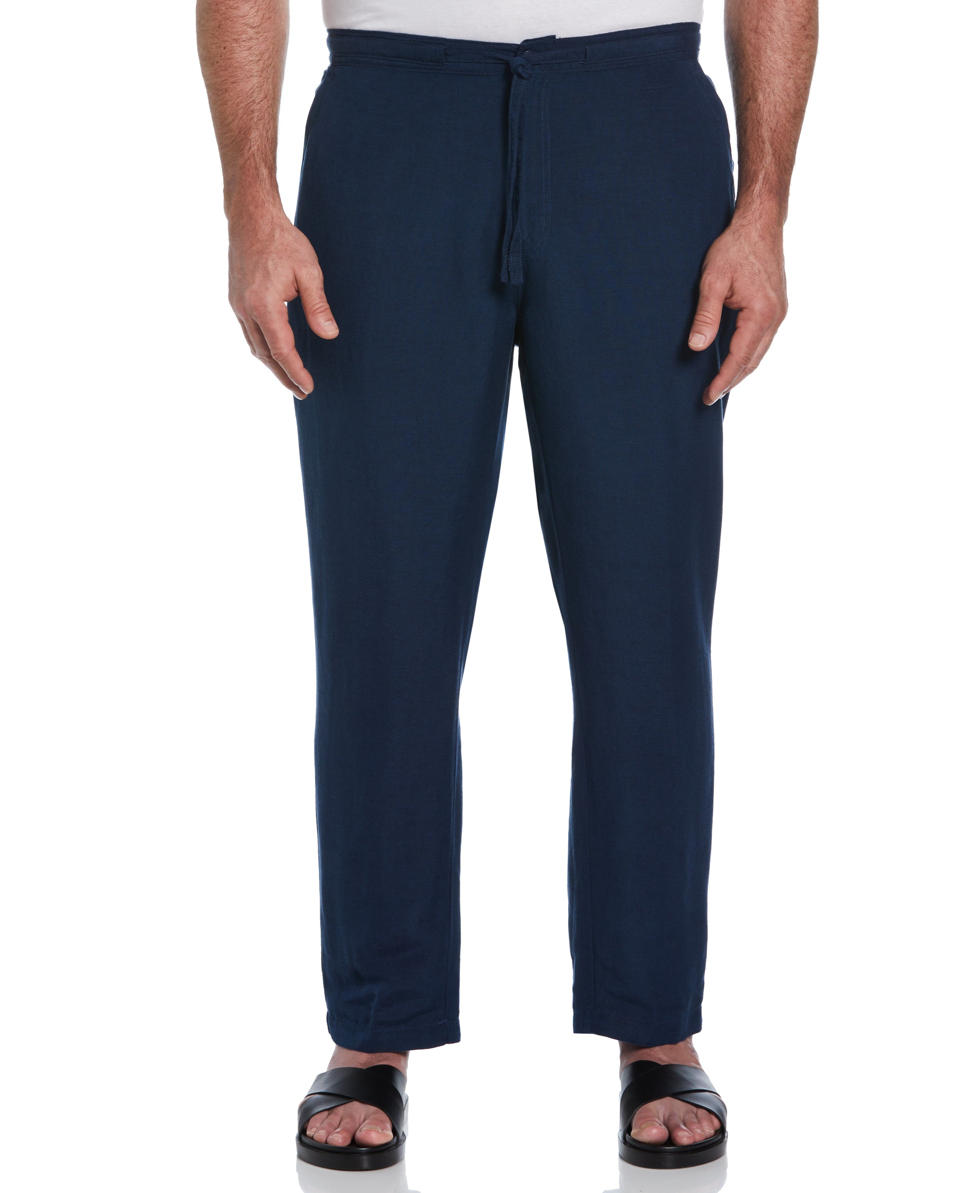 Big & Tall Linen Blend Core Drawstring Pant