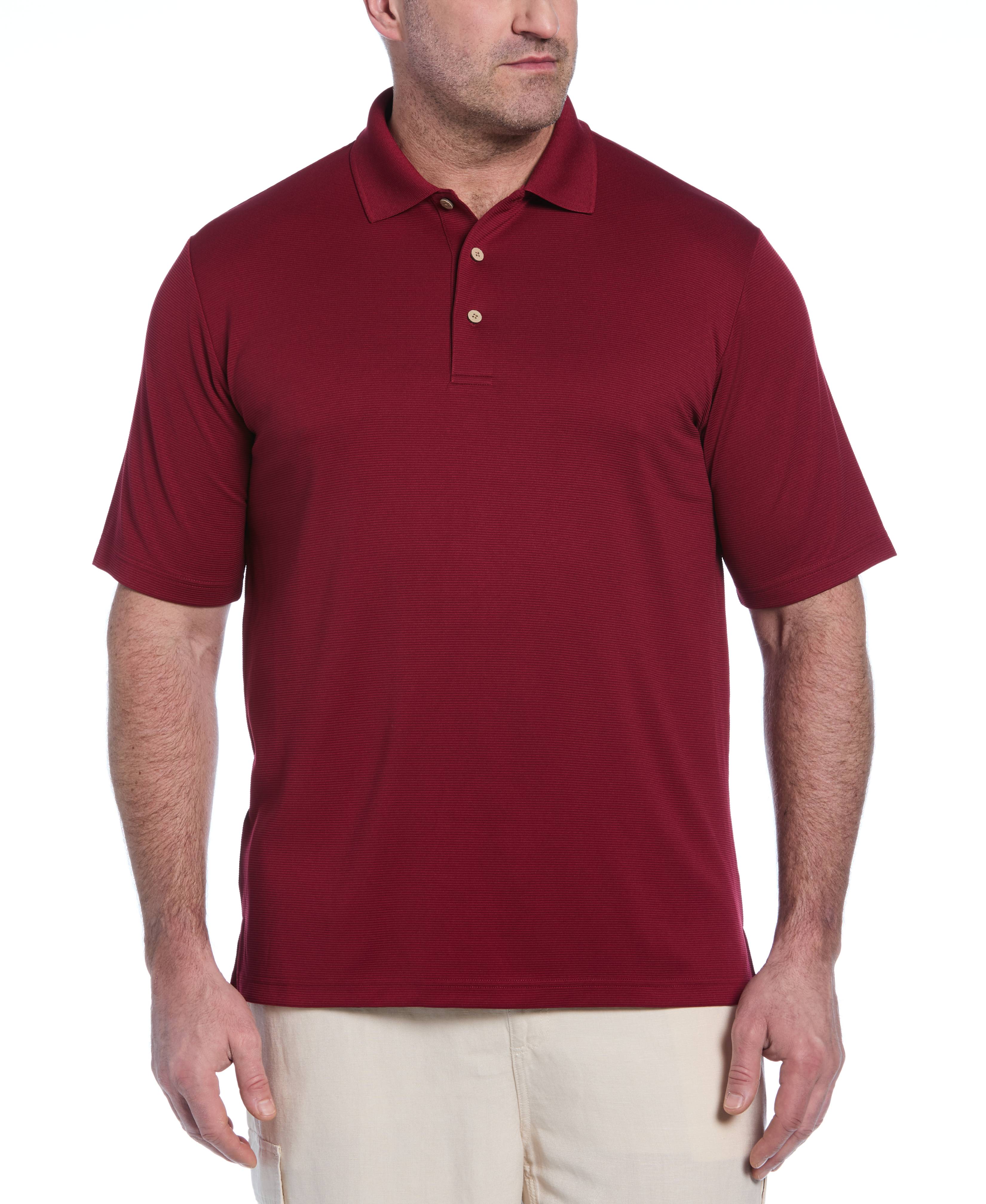 Big & Tall Solid Textured Polo