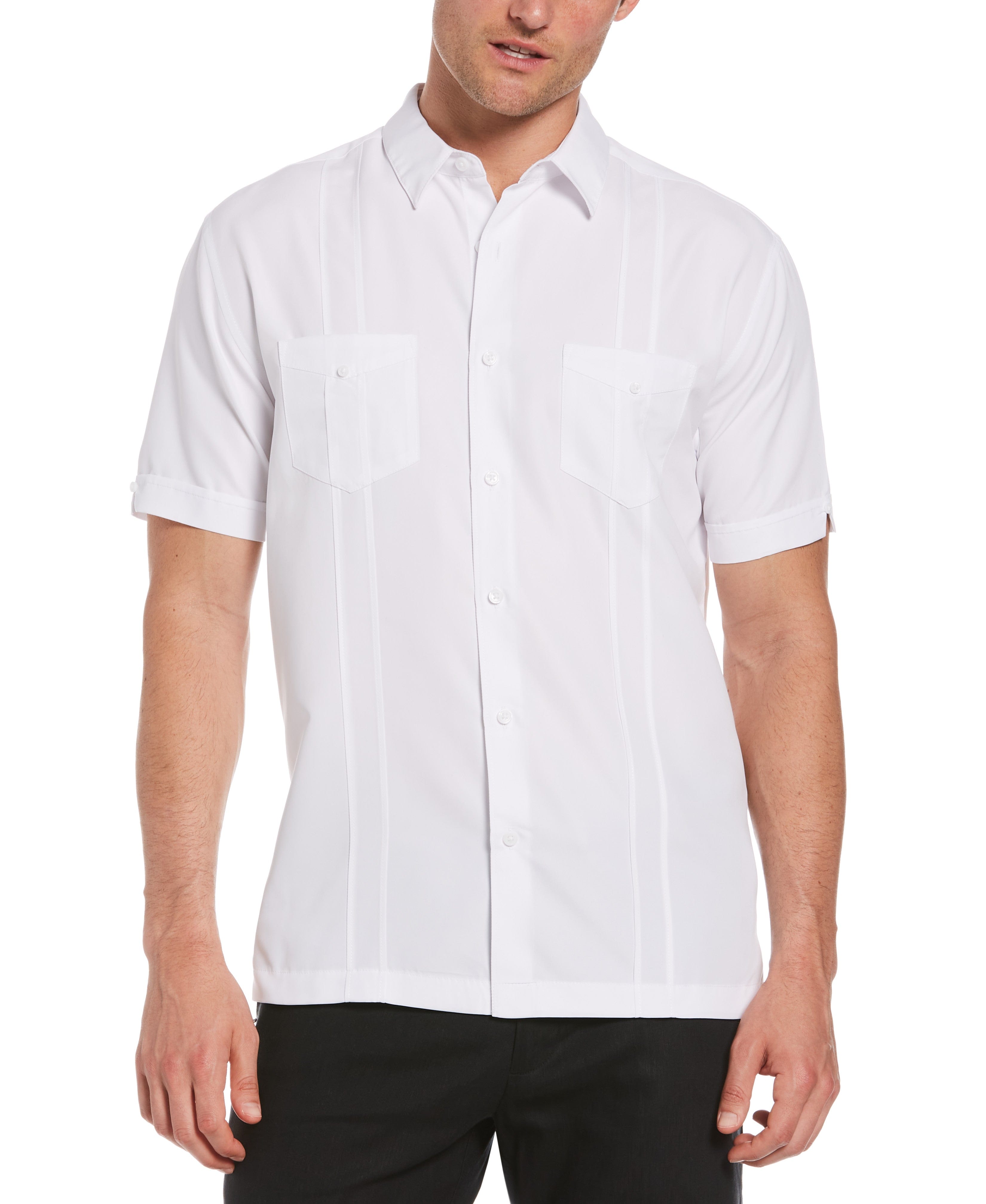Big & Tall Two-Pocket Double Pintuck Shirt