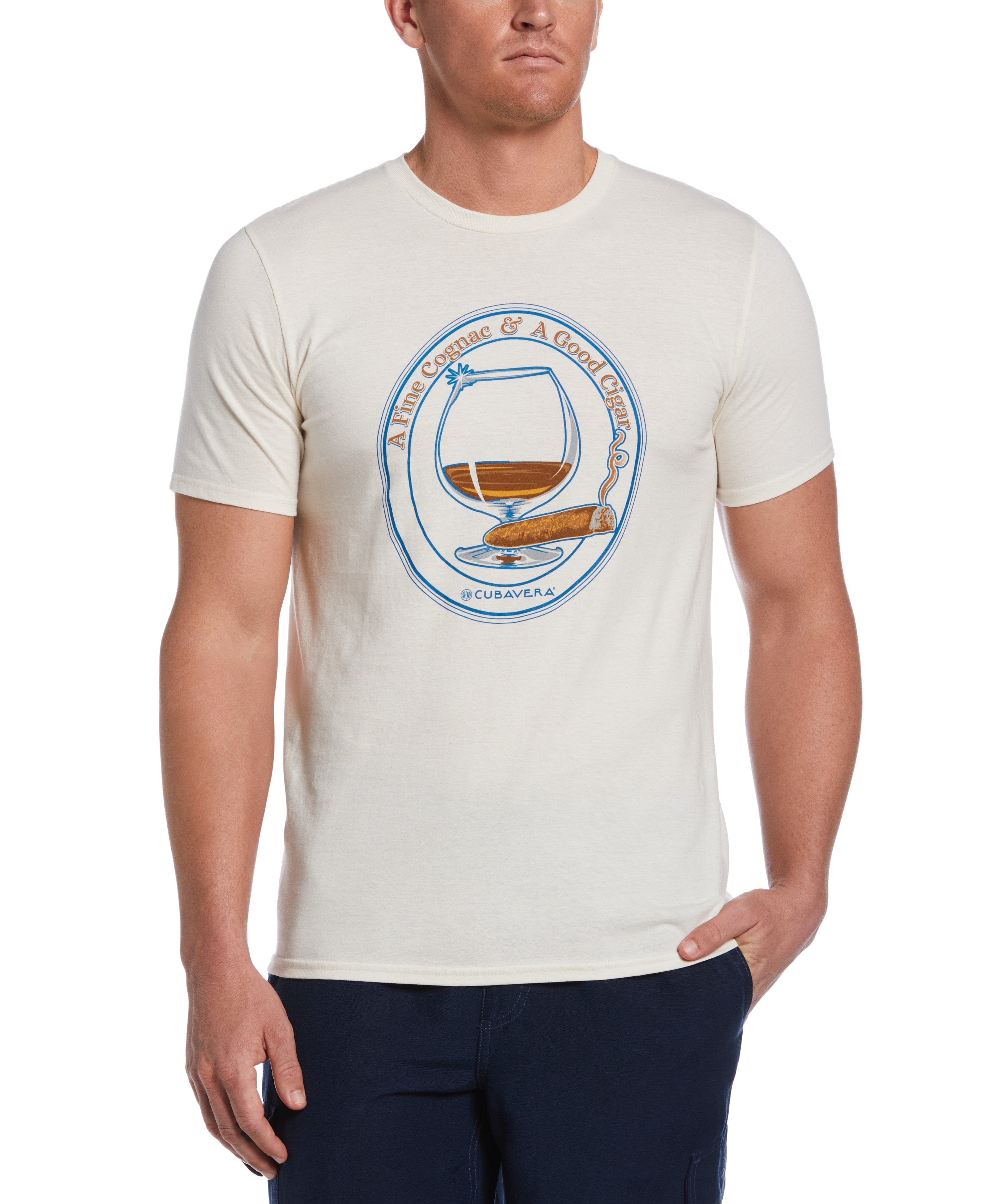 Cognac Print Tee