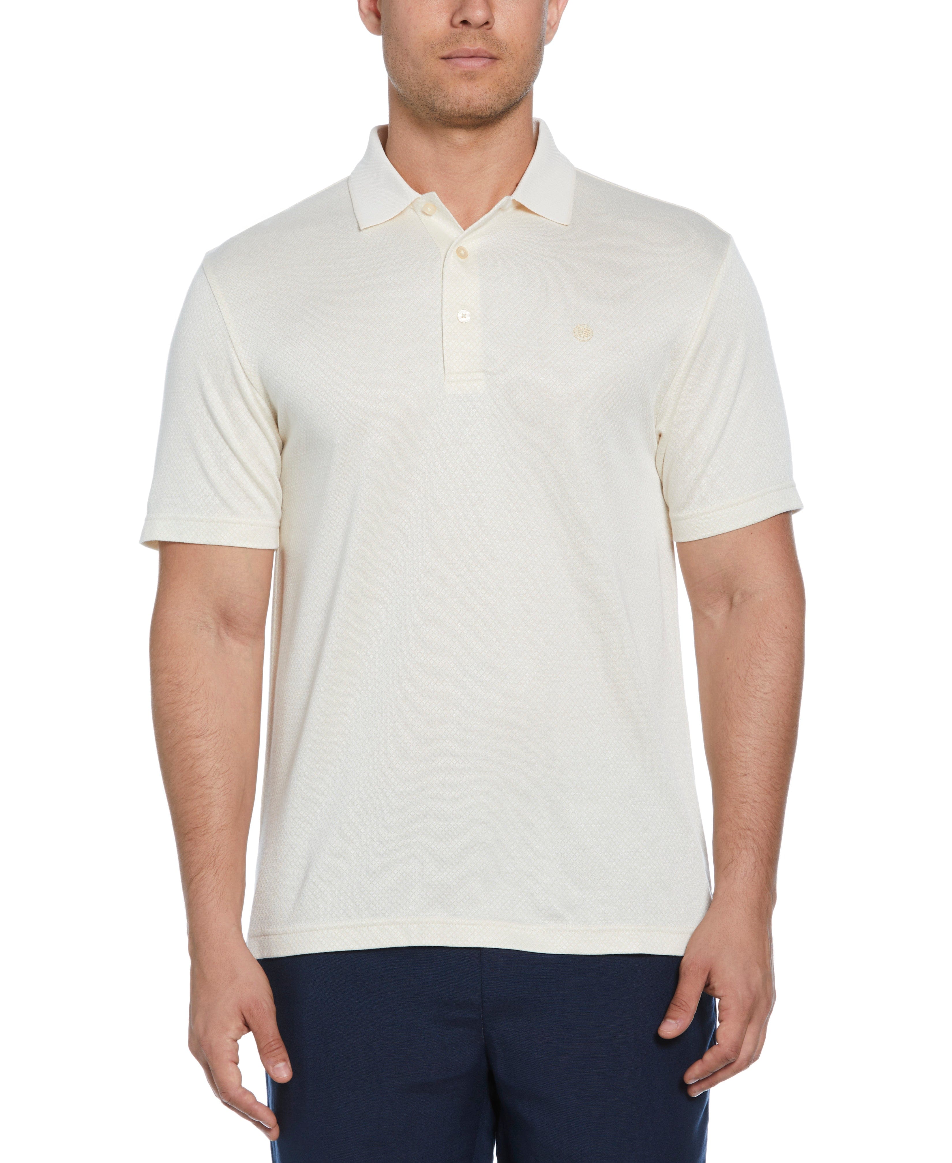 Diamond Jacquard Polo Shirt