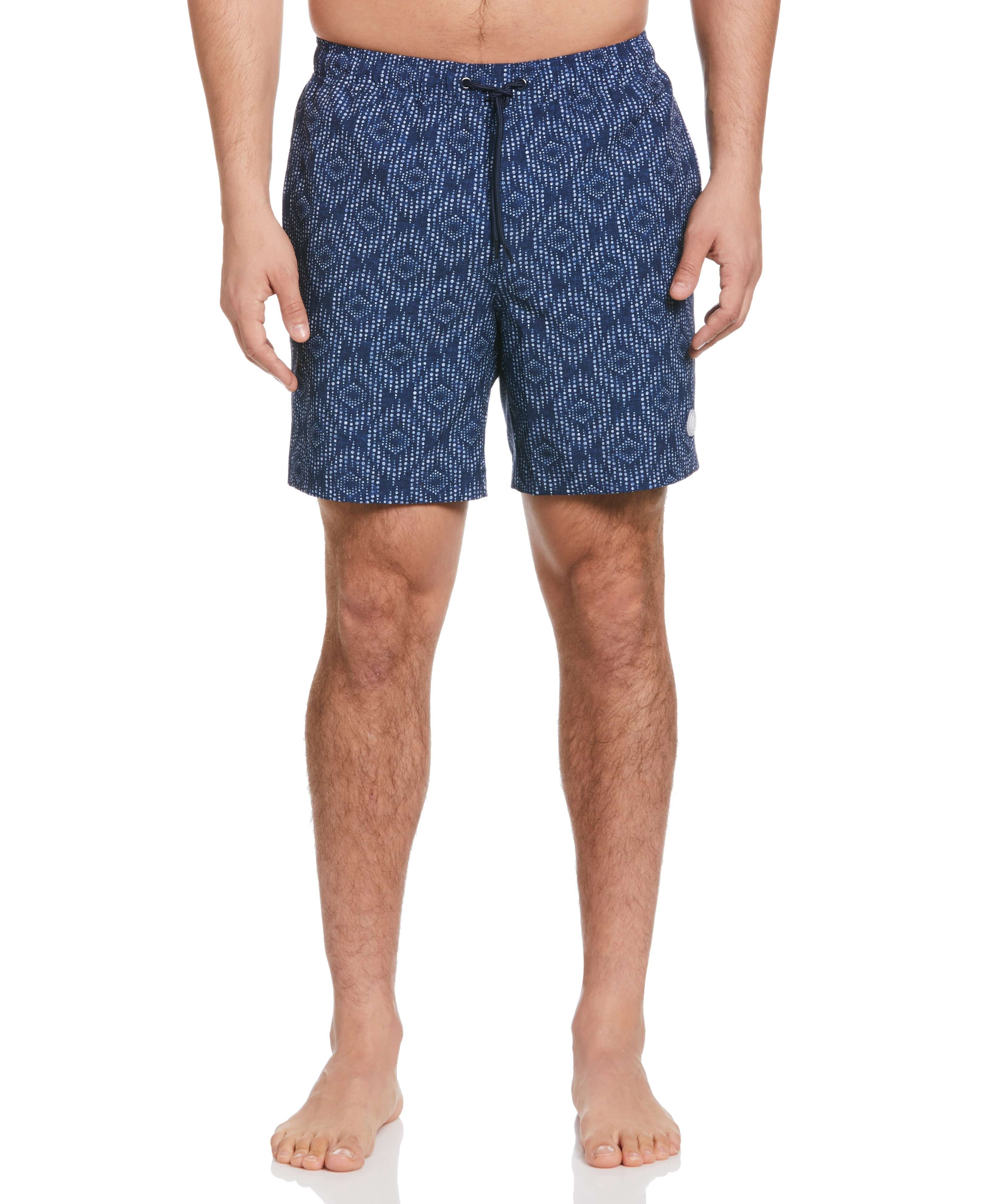 Geo Print 7" Swim Trunks