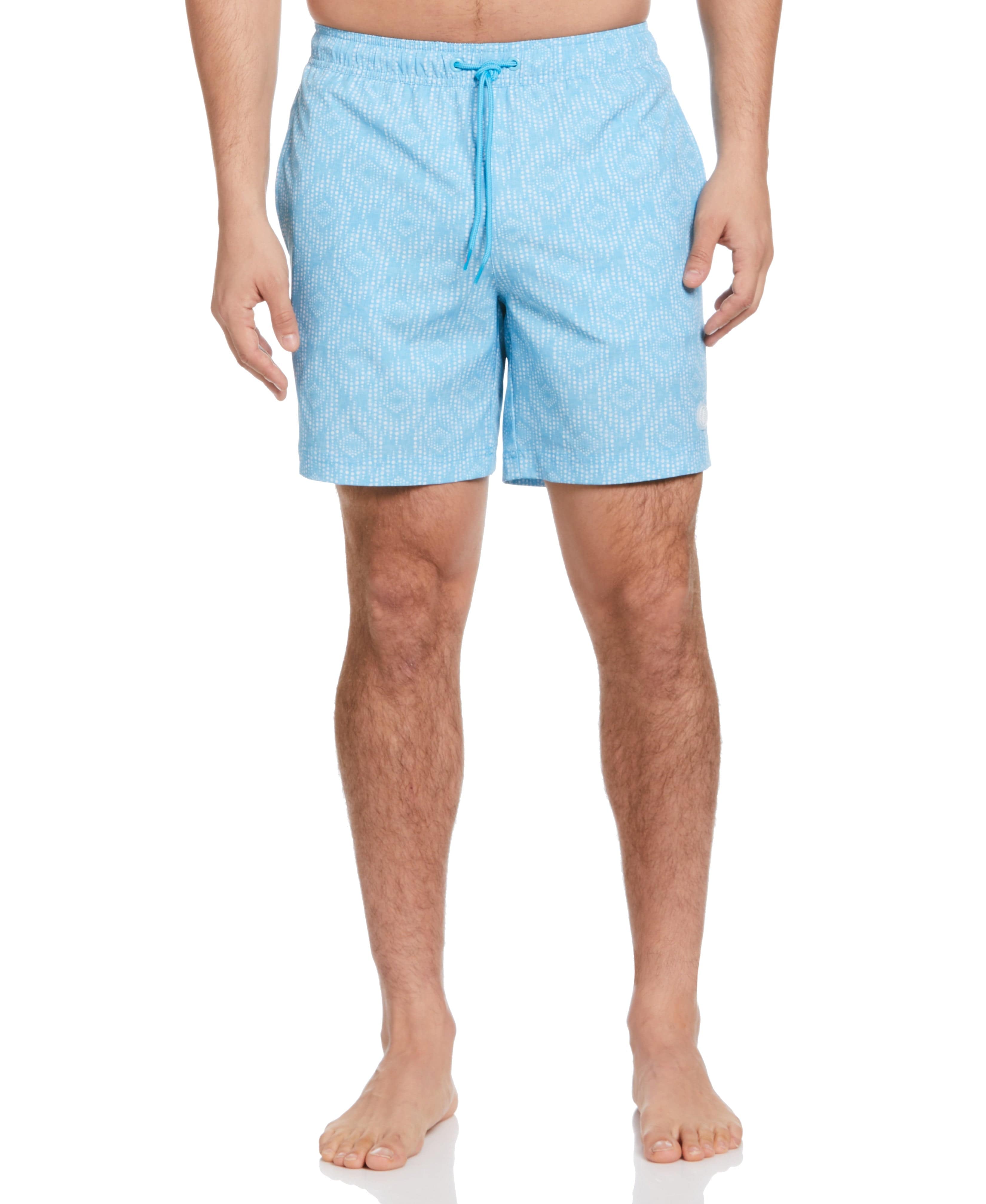 Geo Print 7" Swim Trunks