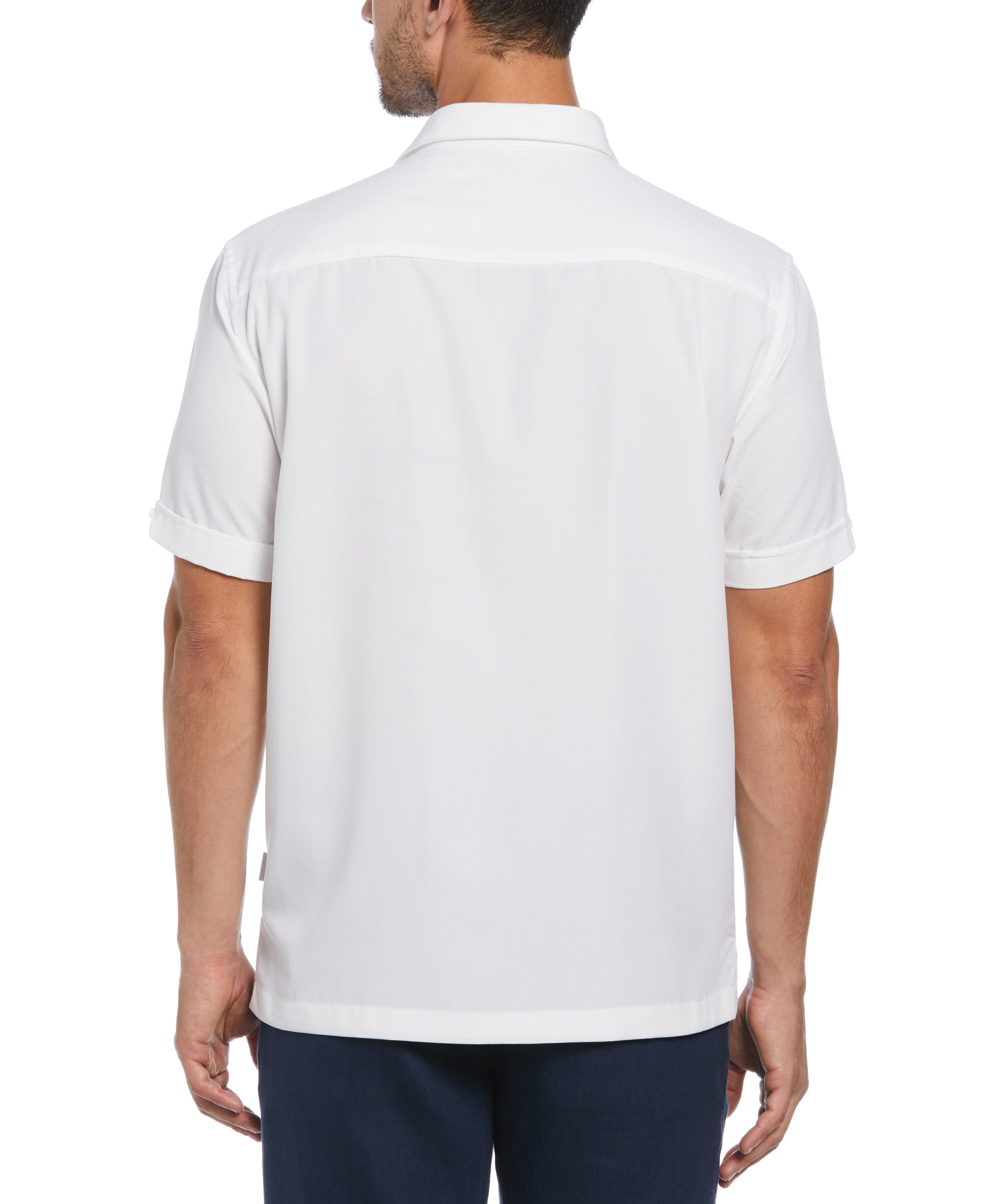 Ombre Embroidered Panel Shirt