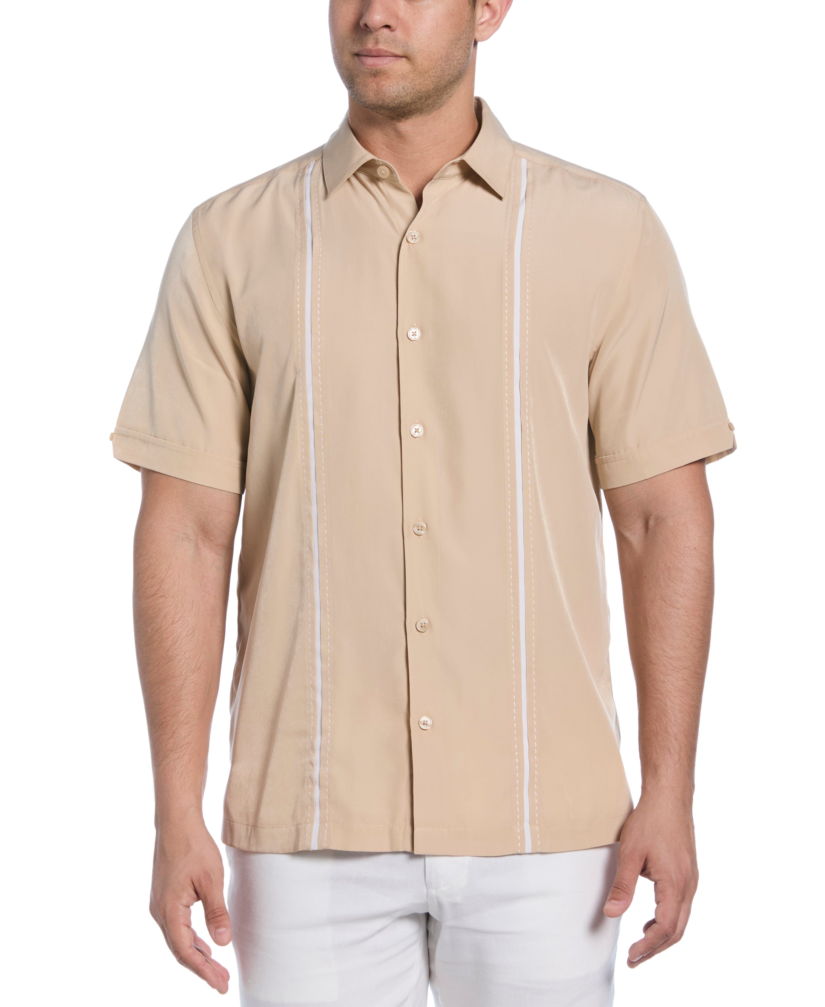 Panel Shirt - Contrast Stitching