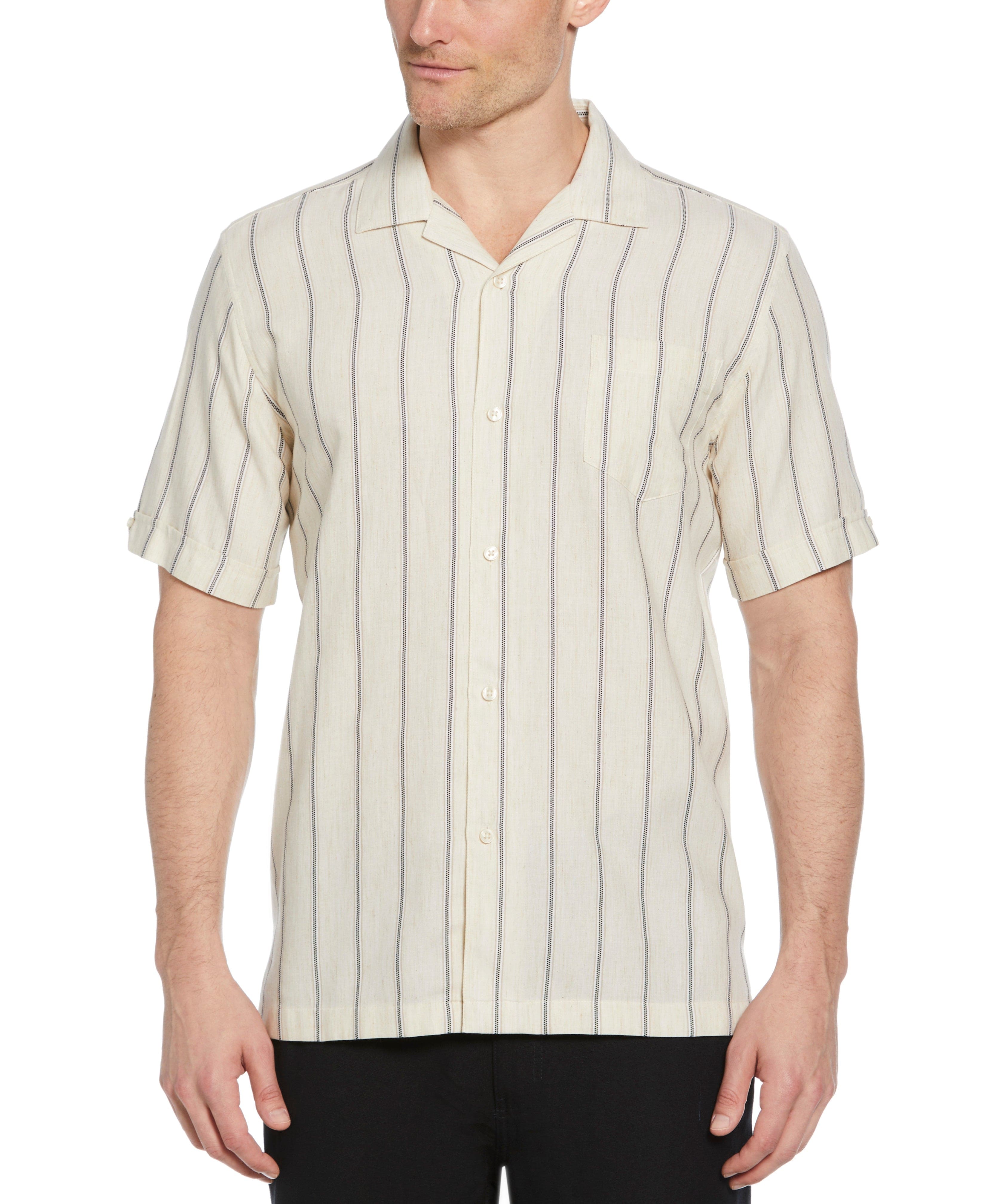Space-Dyed Dobby Stripe Shirt